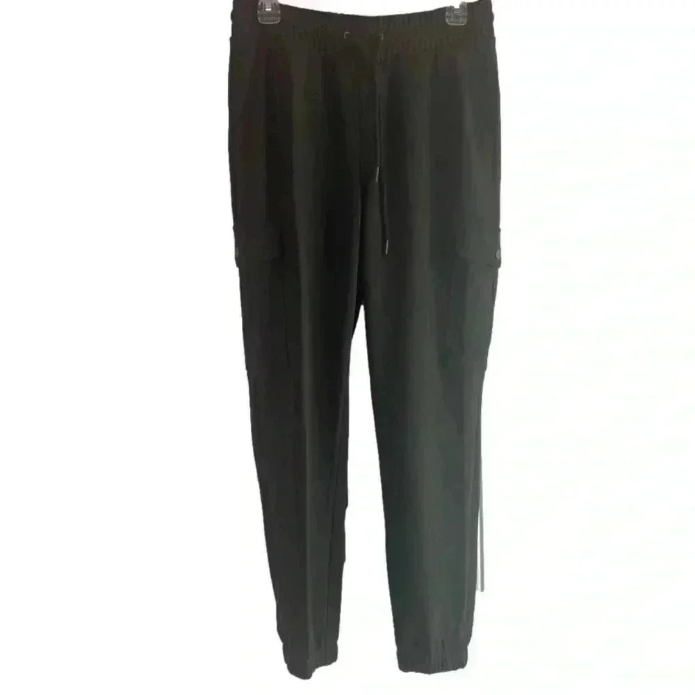 One5One Cargo Pants Hunter Green Pockets Lightweight EUC Size Medium